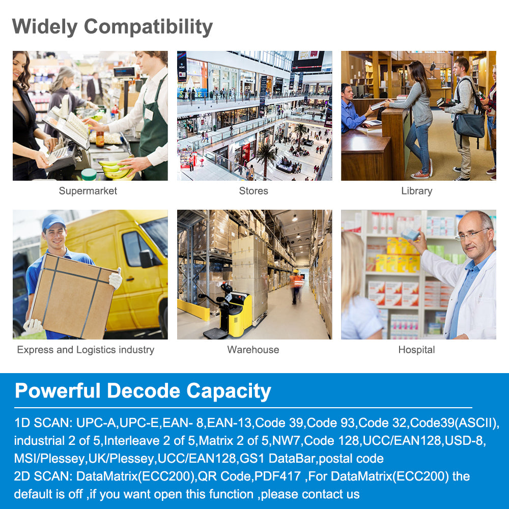 M5 2D USB Barcode Scanner
