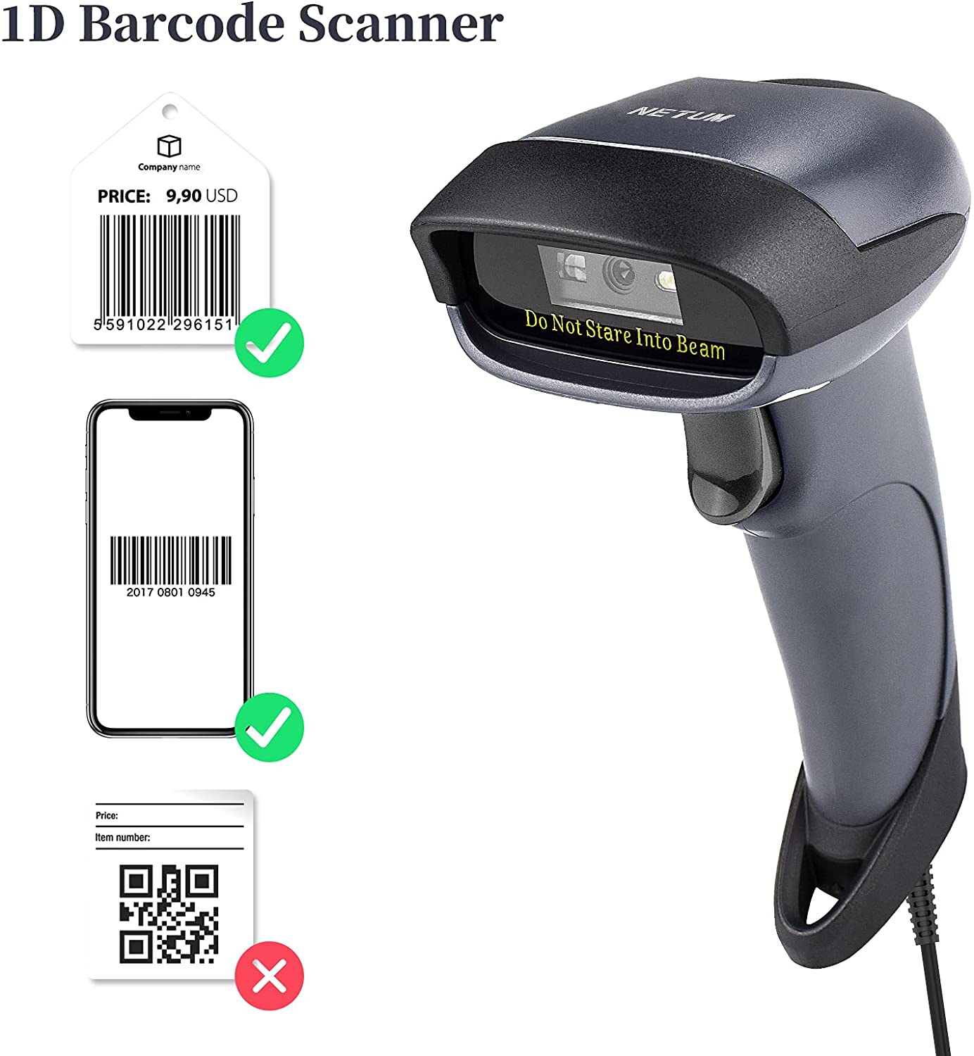 M3S 1D usb Barcode Scanner