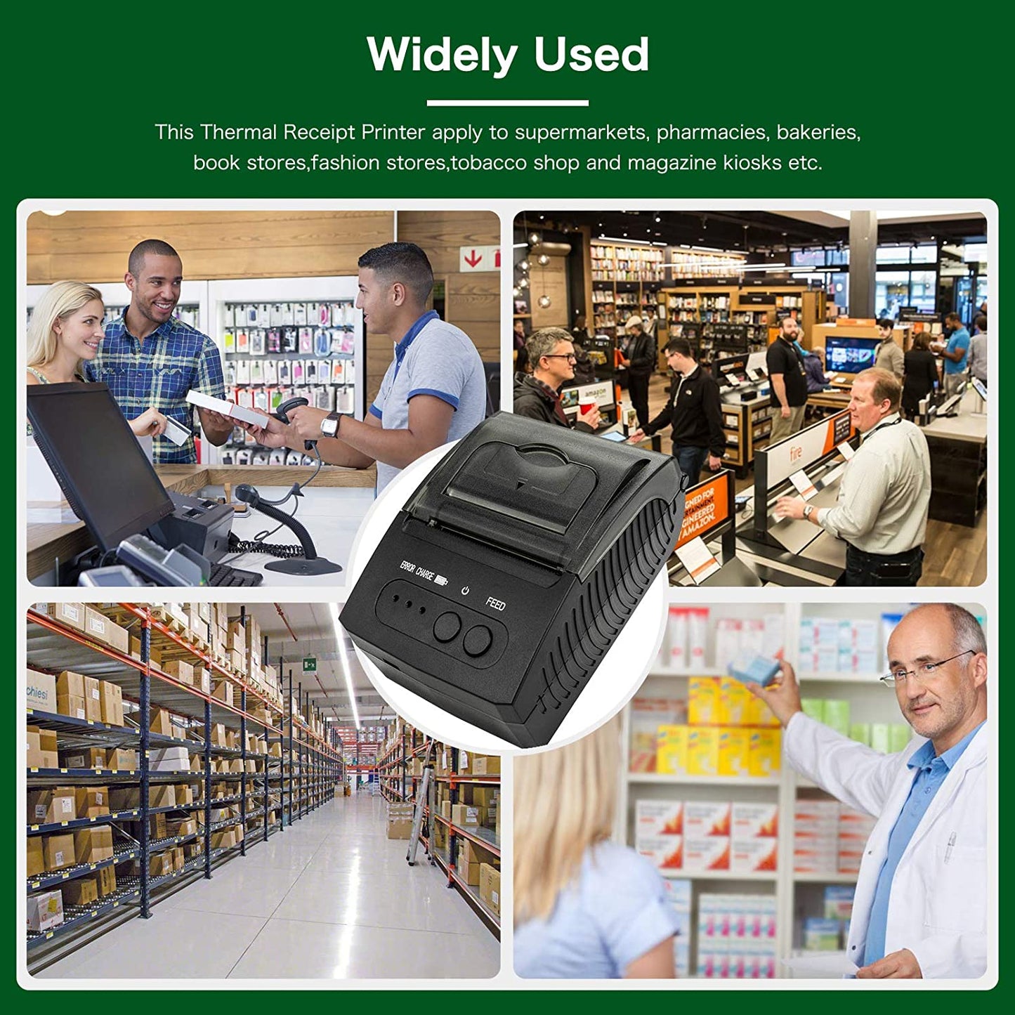 NT-1809 Portable 58mm Thermal Printer