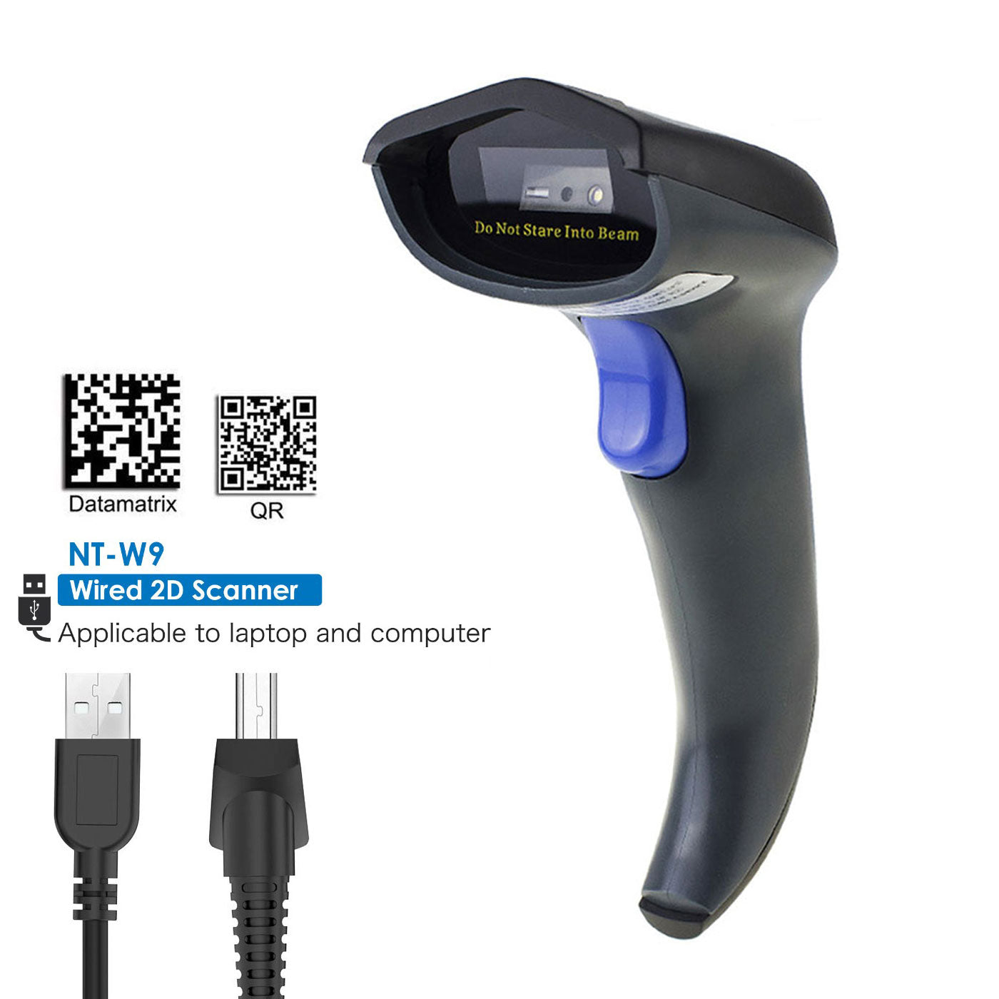 W9 2D USB Barcode Scanner