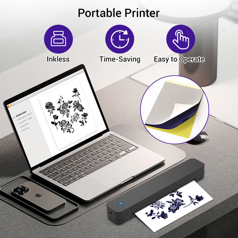 C80S Bluetooth Thermal Tattoo Printer