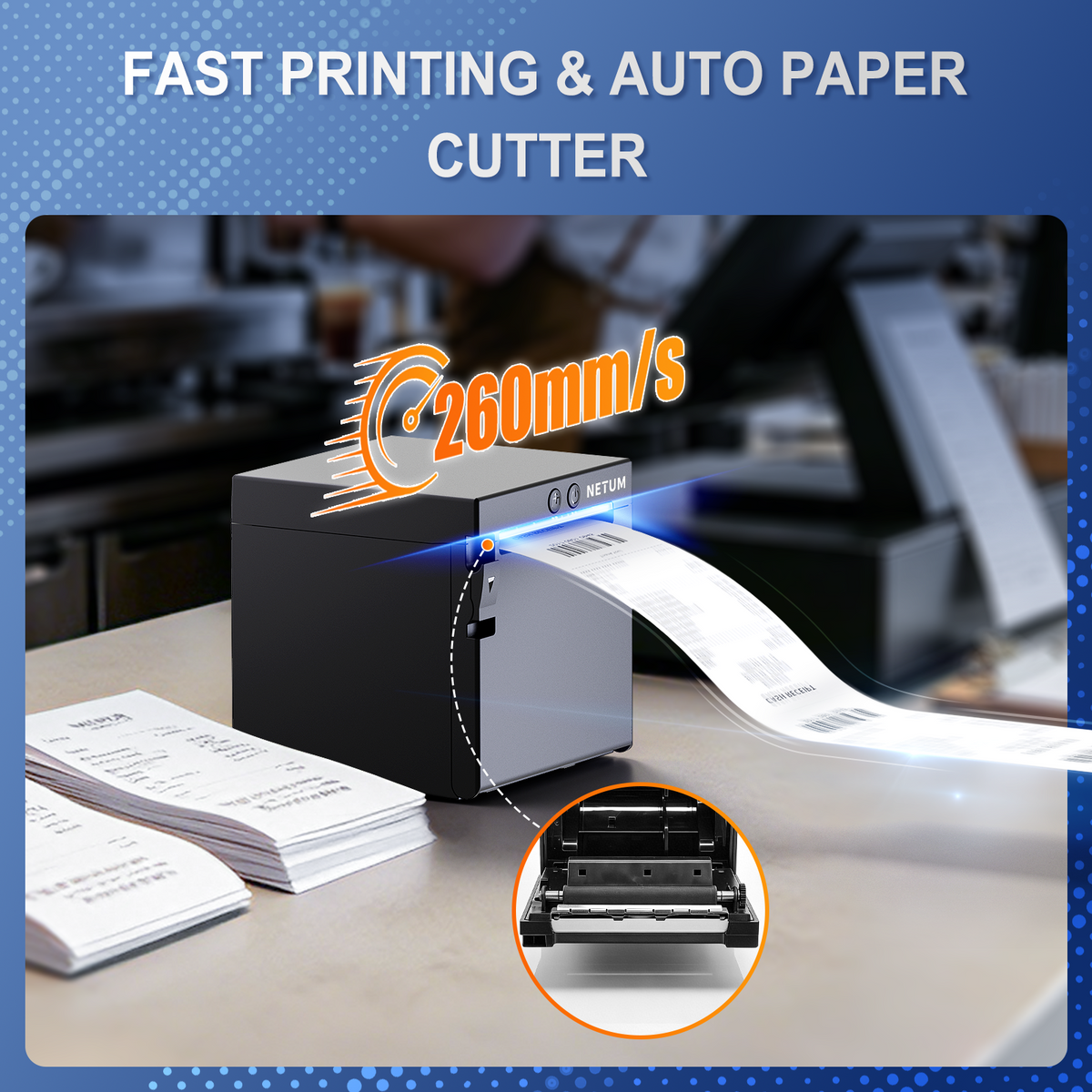 NT-H861 Desktop 80mm Thermal Receipt Printer