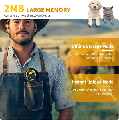 DJ-130 Pet Microchip Tag RFID Reader