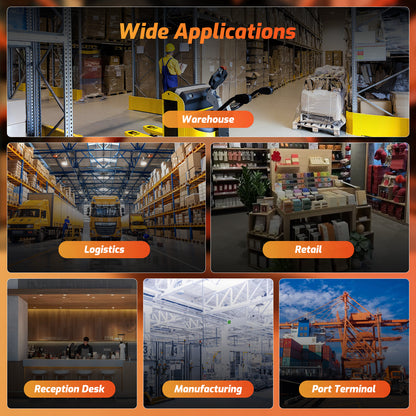 Q900 PDA Android Barcode Scanner with Charging Dock