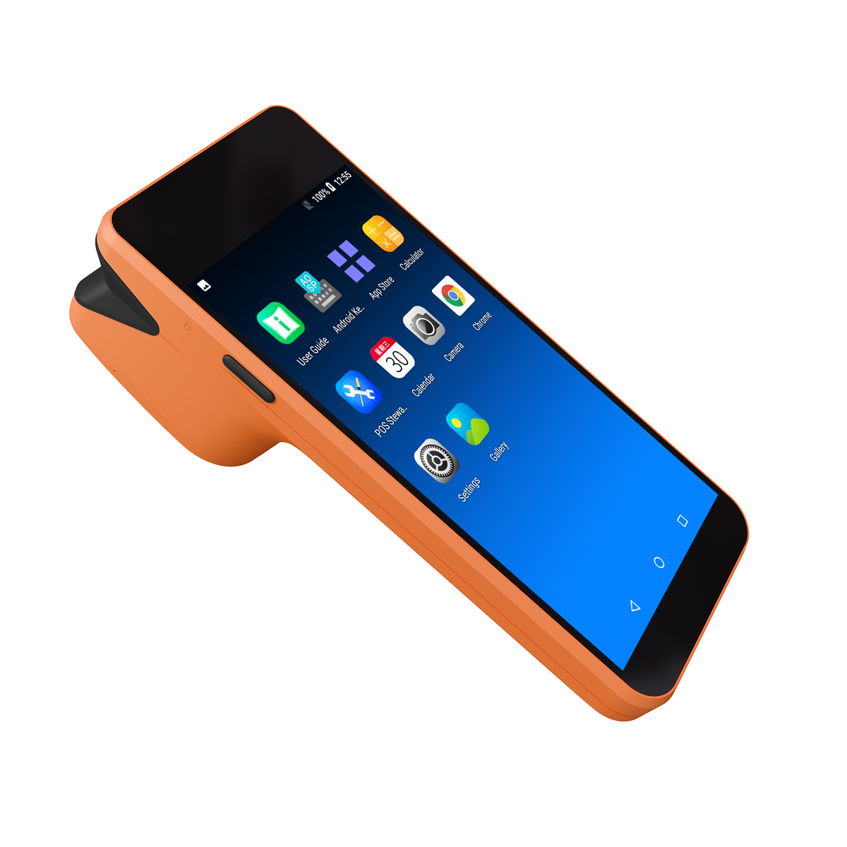 NETUM P58-N2 Lava Orange angled front screen on