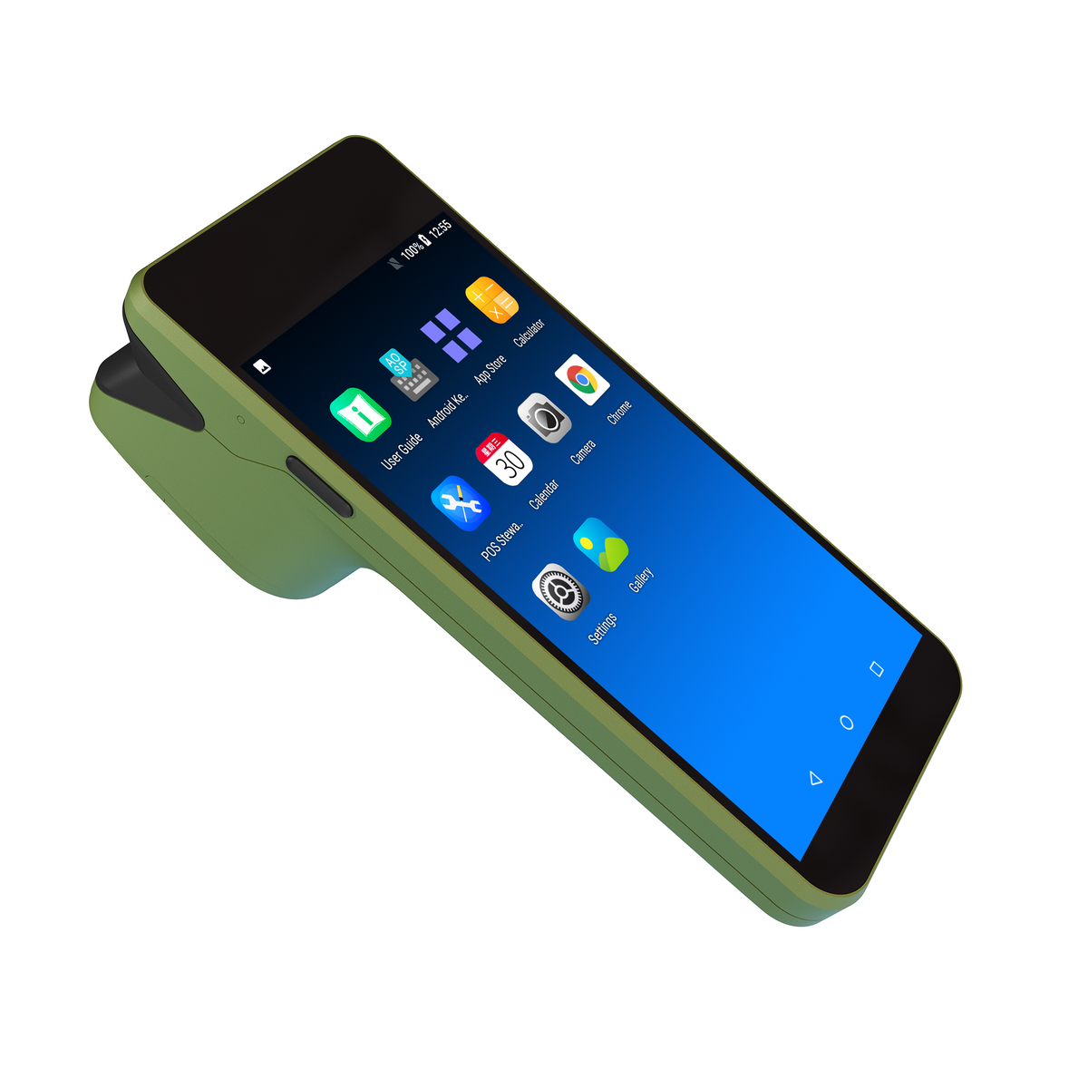 NETUM P58-N2 Olive Green angled front screen on