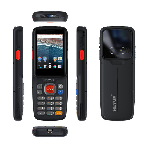 NETUM Portable Android Mobile Computer PDA M52 Handheld 2D Barcode Scanner Android Terminal Device with WIFI 4G GPS NFC