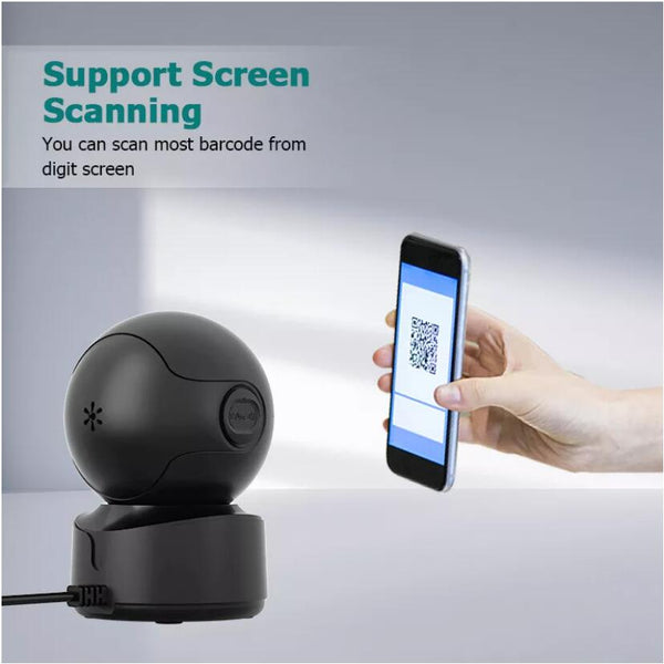 NETUM A5 Automatic Omnidirectional Desktop Barcode Scanner, Hands-Free USB Wired QR Barcode Reader, 1D 2D Bar Code Image Sensing for Warehouse, Supermarket, Retail Store, Bookstore Pos System