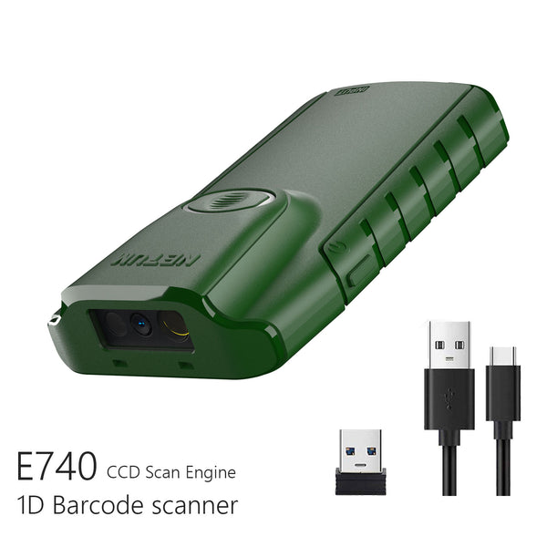 NETUM E740 / E800 / E900 / E950 Bluetooth 2D Barcode Scanner Back Clip QR Bar code Reader PDF417 for Smartphone or Tablet Computer Mobile device