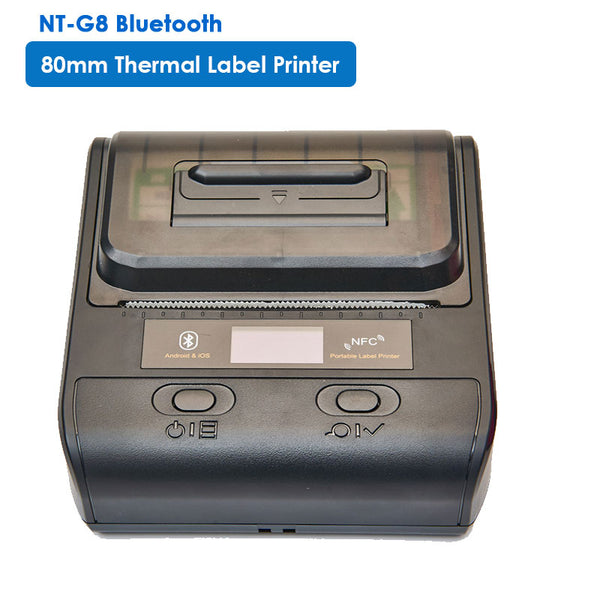 NETUM NT-G8 Portable Wireless Bluetooth 80mm Thermal Label Printer for Clothing, Jewelry, Retail, Mailing, Barcode etc, Compatible with Android/iOS/PC/Windows