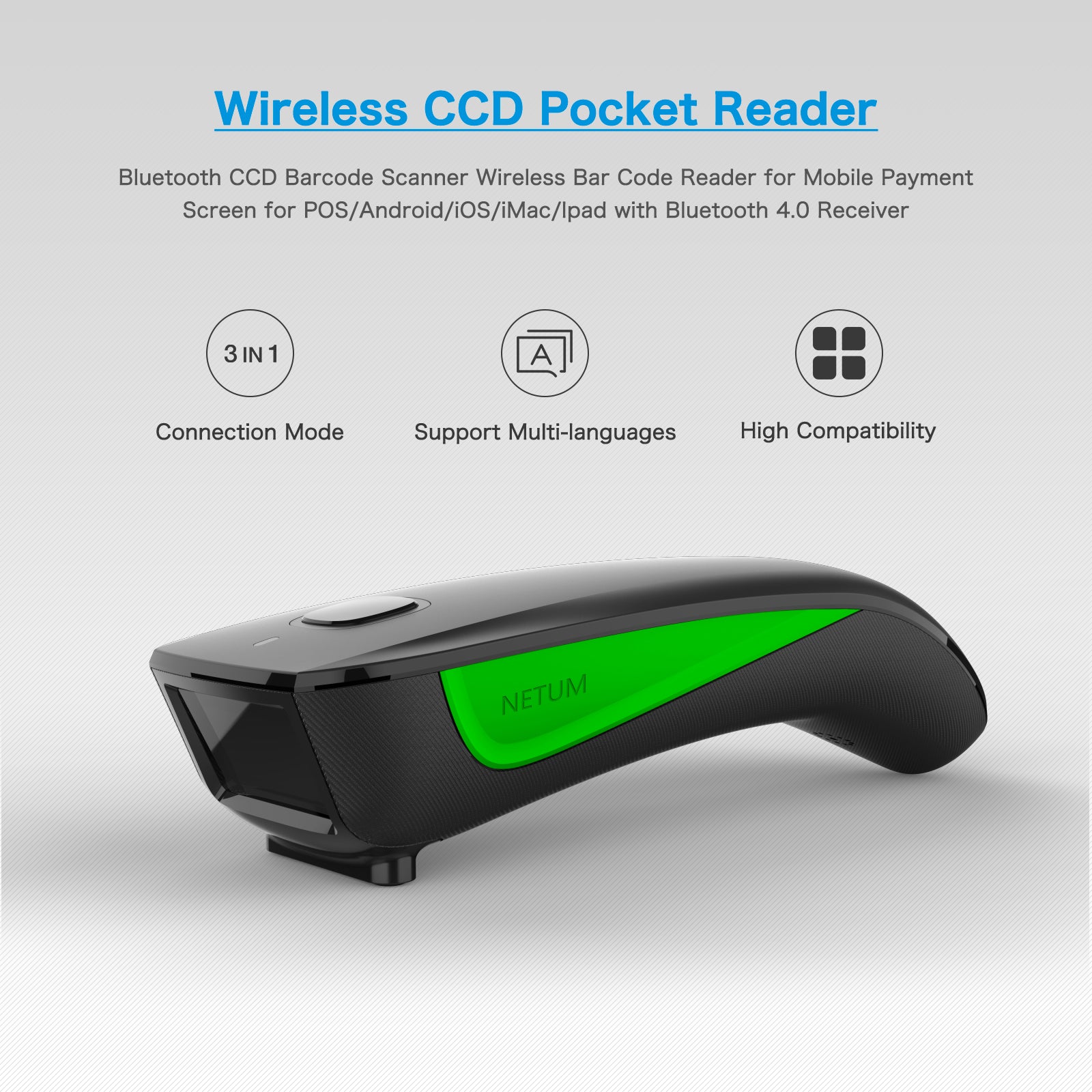 Click Mini Scanner Portable Barcode Scanners | Pocket & Mini Readers | NETUM – NETUM